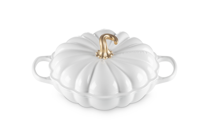 Cast Iron Pumpkin Shallow Casserole