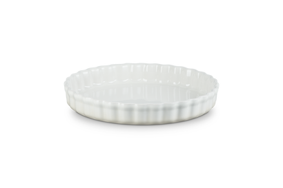 Stoneware Fluted Flan Dish