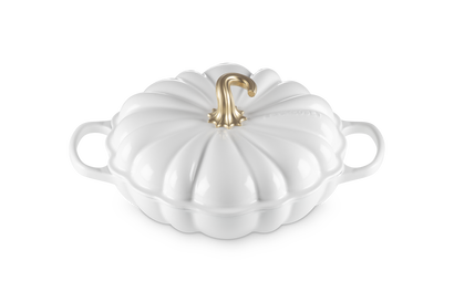 Cast Iron Pumpkin Shallow Casserole