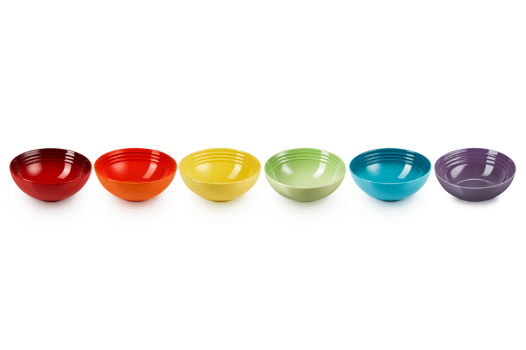 Le creuset online rainbow bowls
