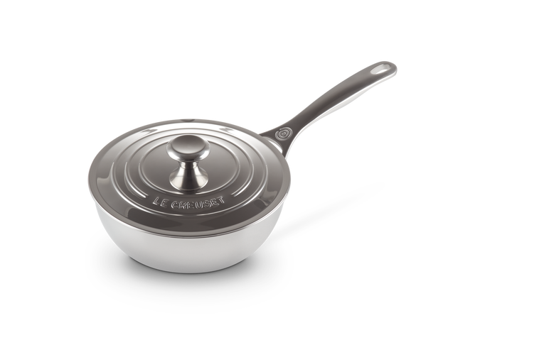 alcohol verhaal Versterken Signature Stainless Steel Uncoated Chef's Pan with Lid | Le Creuset FI | Le  Creuset