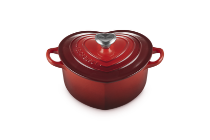 Cast Iron Heart Shaped Casserole with Heart Knob