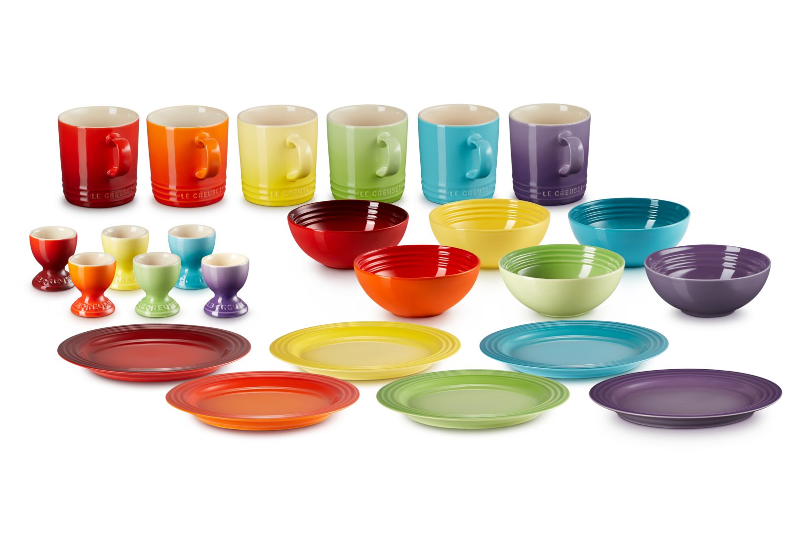 le creuset stoneware set
