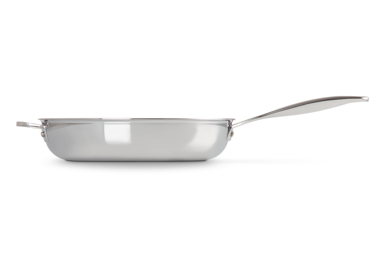 Le Creuset Signature Stainless Steel Uncoated Shallow Frying Pan