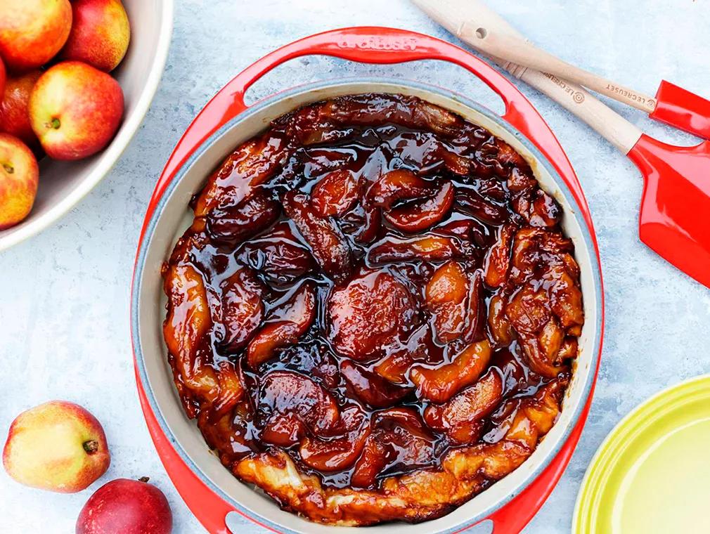 Tarte Tatin with Nectarines