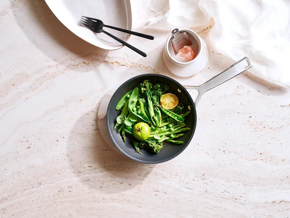 Lukewarm Vegetable Salad with Lemon