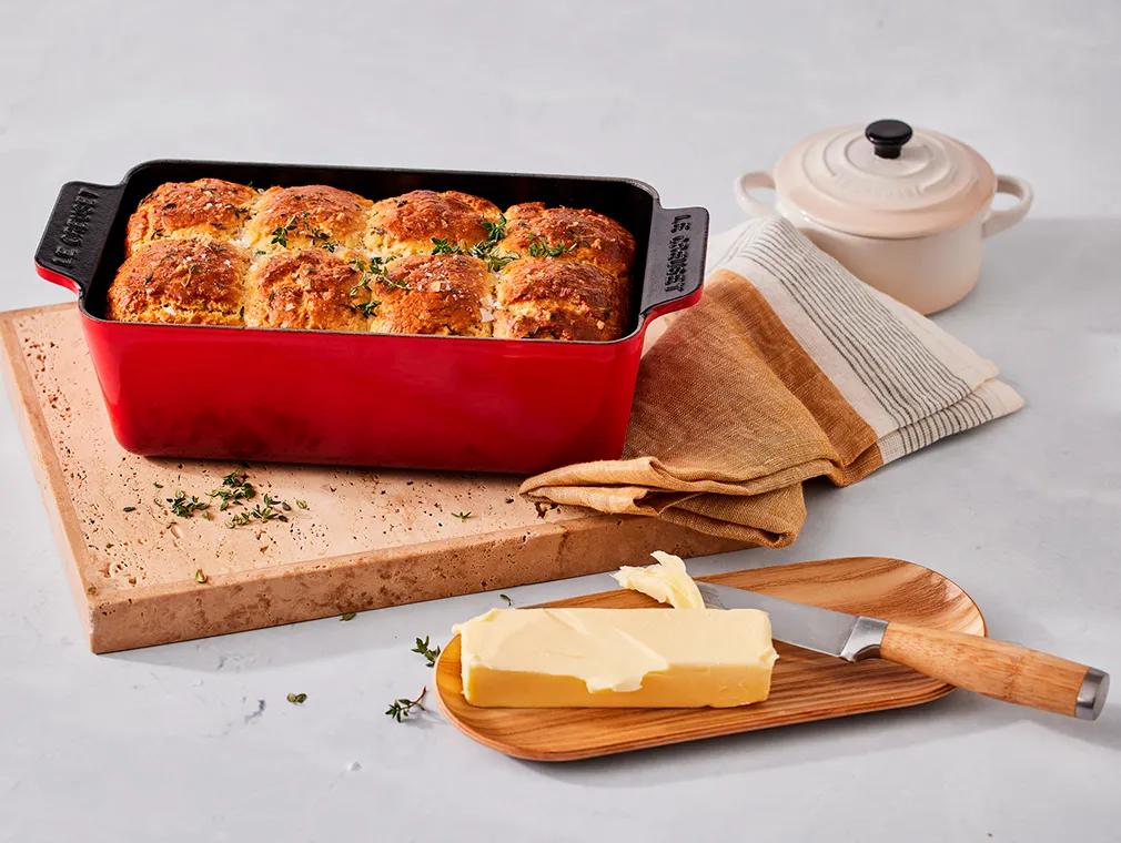 Smoked Salt and Thyme Pull Apart Bread
